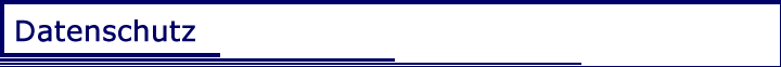 Datenschutz